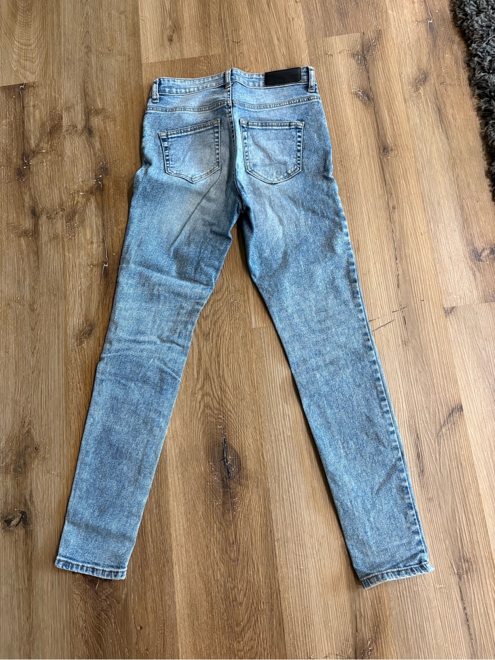 Noisy May Faded Light Blue Skinny Jeans - Picture 3 of 3